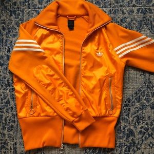 Vintage Orange Adidas Jacket